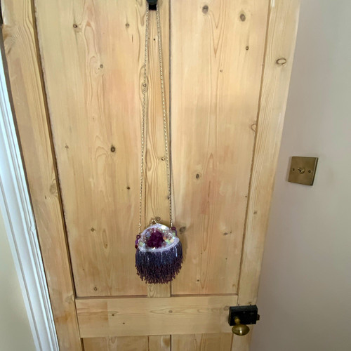 Butler wilson purple - &, beaded