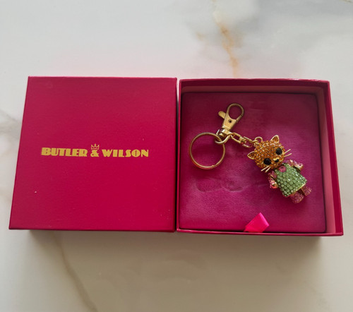 Butler wilson crystal cat - butler,