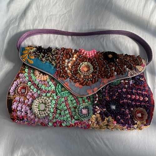 Butler wilson velvet beaded - &,