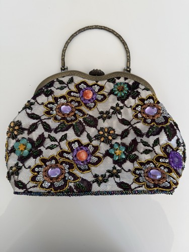 Butler wilson beaded floral - &,