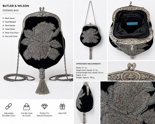 Butler wilson black velvet - black,