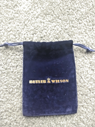 Butler and wilson blue velvet - and,